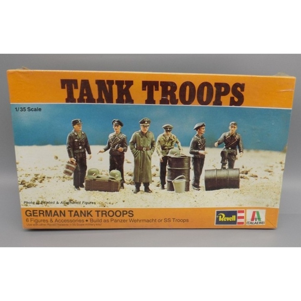 1979 Revell German Tank Troops Model Sealed Italaerei 1/35 Scale H-2120 Vtg
